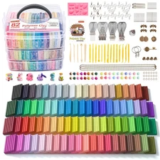 Shuttle Art Orb Clay Polymer Clay 82colorset Polymer Clay Kit Clay Tools Ac 557