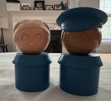 Vintage Tupperware Tuppertoys 2 Big Little People