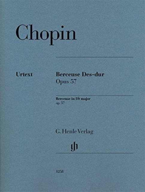 Berceuse, op. 57 - Revised Urtext Edition - piano solo - sheet music - (HN 1258) - Image 3