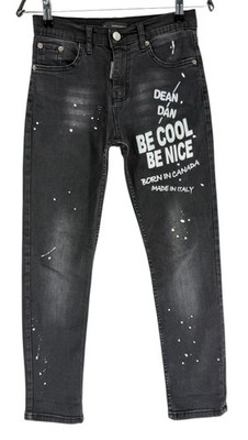 DSQUARED2 Kids Boys Slim Skinny Jeans Size 11 Years W26 L27