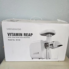 MegaWise B5100 Vitamin Reap Slow Masticating Juicer Cold Press Centrifugal 2 Spd