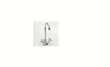 Newport Brass 928/24S Double Handle WaterSense Certified Bar Faucet with Metal C
