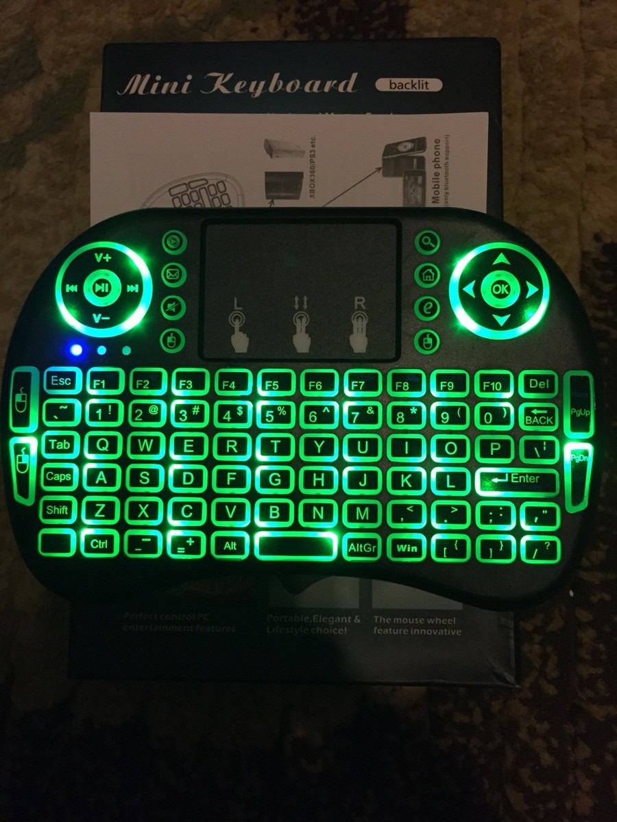 Air Mouse Mini Keyboard Backlit Wireless I8 Ghz Android Tv Box