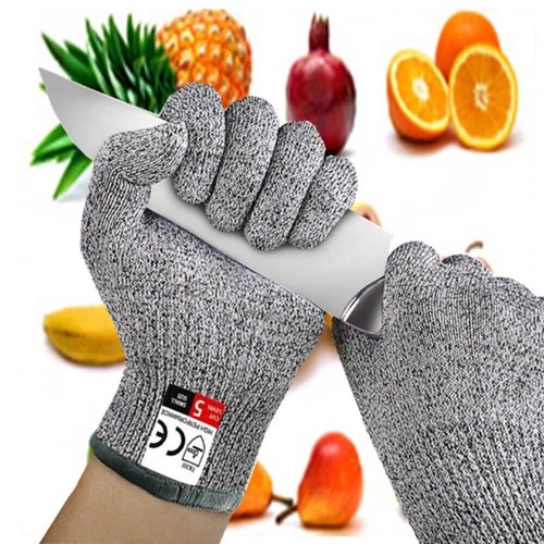 AU☑☑New Safety Cut Proof Anti Cut Resistant Kitchen Butcher Gloves Level Class 5 - Picture 2 of 18