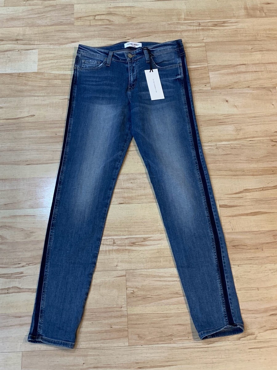 New Women's Flying Monkey Platinum Santa Monica Blue Jeans