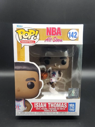 Funko Pop NBA All Stars #142 Isiah Thomas White Jersey W/Protector!!