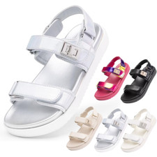 Girls Summer Open Toe Slide Sandals Hook Loop Casual Shoes Little Kid/Big Kid