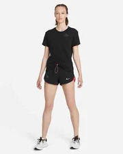 $60 NEW Nike Women Run Division Tempo Luxe Running Shorts DR7600 Small