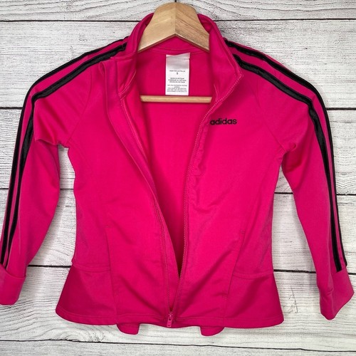 Adidas Hot Pink Zip Up Jacket 5 * - Picture 4 of 9