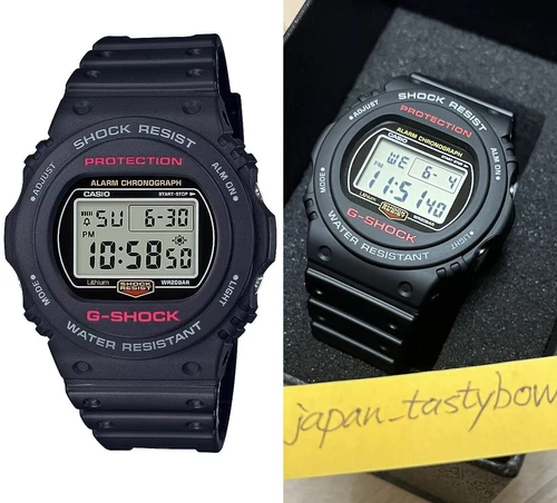 CASIO G-SHOCK DW-5750E-1JF Quartz Chronograph DW-5750E-1 100% GENUINE Watch