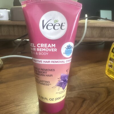 Veet Gel Hair Remover Gel Cream, Sensitive Formula, 6.78 Ounce @182