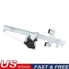 Rear Left Window Regulator w/Motor For Chevy Silverado GMC Sierra 1500 2007-2013