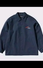 KAWS x Uniqlo x Andy Warhol Coach Jacket Navy SIZE XL New