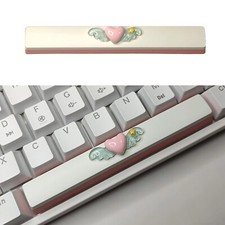 NEW 118MM 6.25U Space Keycap PBT White Key Cap For Mechanical Keyboard