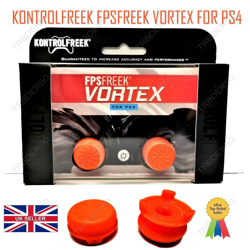KontrolFreek FPS-Freek Vortex Performance Thumb-sticks for PS 4. NEW. UK SELLER - Image 2 of 4