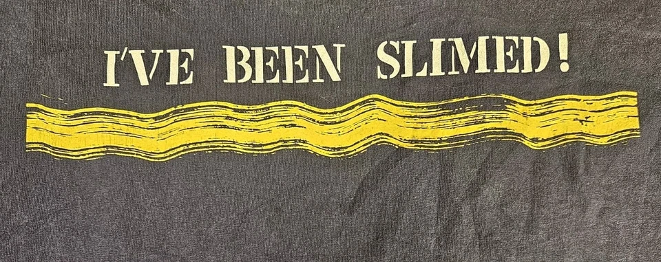 Vintage UC Santa Cruz Banana Slugs I’ve Been Slimed T Shirt Medium Navy Blue - Image 4 of 4