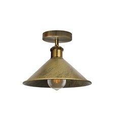 Vintage Semi Flush Ceiling Light Fitting E27 Living Room Lamp