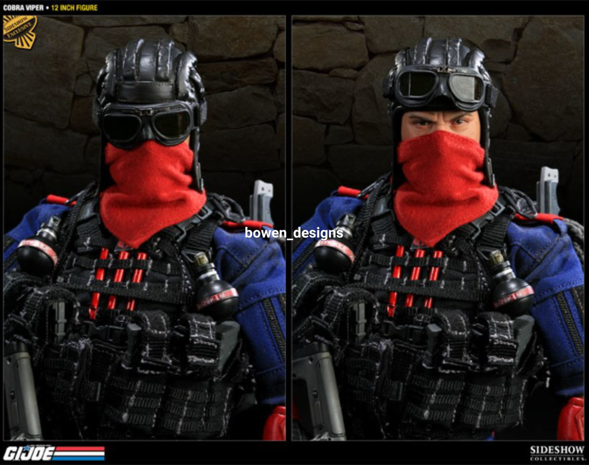 EXCLUSIVE Sideshow COBRA VIPER 12 inch Action Figure 1/6 Scale GI