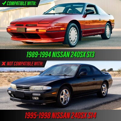 Clear Side Marker Light w/ Red & Amber LED 4pc Set For 89-94