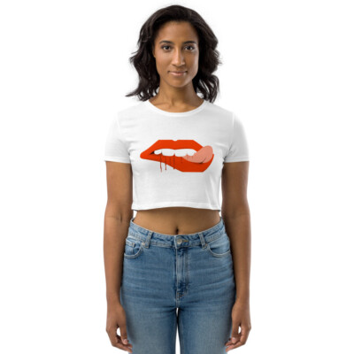 Bite Me - Organic Crop Top
