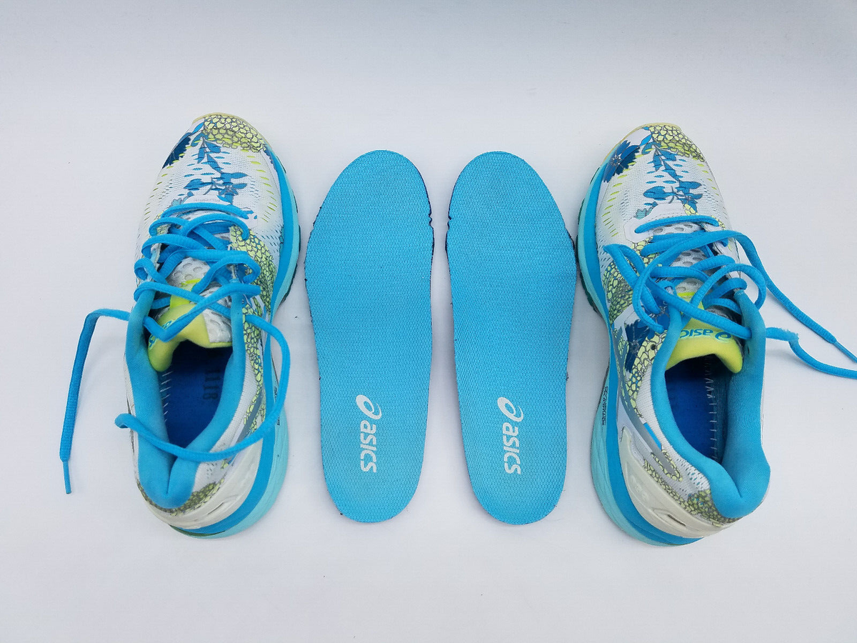 Asics Gel-Kayano 23 Women's Size 6 Running Shoes White Blue Asics Gel-Kayano 23 Women's Size 6 Running Shoes White Blue