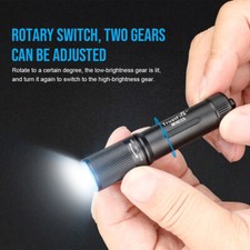 Trustfire 235LM LED Keychain MINI Rechargeable Flashlight Keyring LED Torch