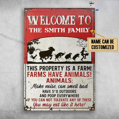 Well Come To The Smith Family, This Property Is A Farm, Farms Have Animals Cu...