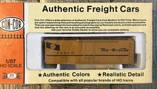 CON-COR HO Kit 0001-009461 PS-1 PD Boxcar Rio Grande NIB