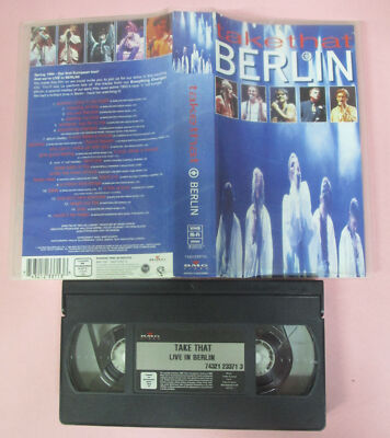 VHS TAKE THAT Berlin 1994 BMG 99 MINUTES 74321233713 WILLIAMS no