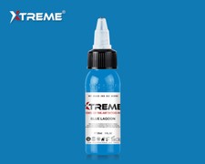 BLUE LAGOON Xtreme Ink Premium Bright Solid Color Tattoo Pigment Made in USA