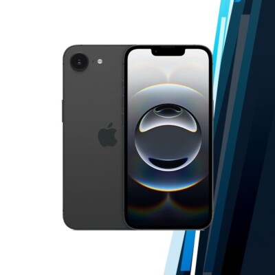 Apple iPhone 16e 5G iOS Cell Phone (Black/8GB+128GB/Dual SIM