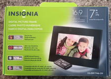 Insignia NS-DPF7WA-09 128MB Internal Memory 7" Digital Picture Frame 16:9 Format
