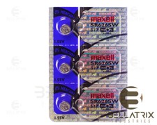 3 x Maxell 377 WATCH BATTERY SR626SW BL5 Silver Oxide Batteries Japan Factory
