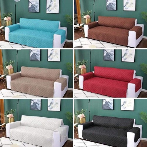 2024 1/2/3 Seater Pet Sofa Protector Cover Quilted Couch Covers Lounge Slipcover - Picture 2 of 24