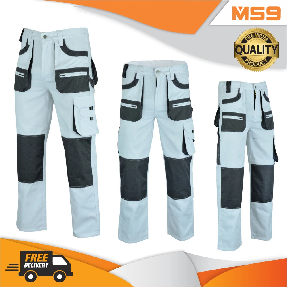 Mens Painters Decorators White Cargo Combat Working Work Trousers Pants Jeans
Opens in a new window