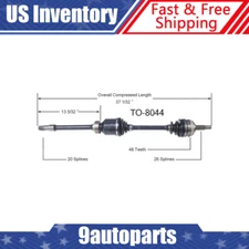 Fits 1992-1999 2000 2001 Toyota Camry Solara 2.2L Front Right CV Axle CV Joint
