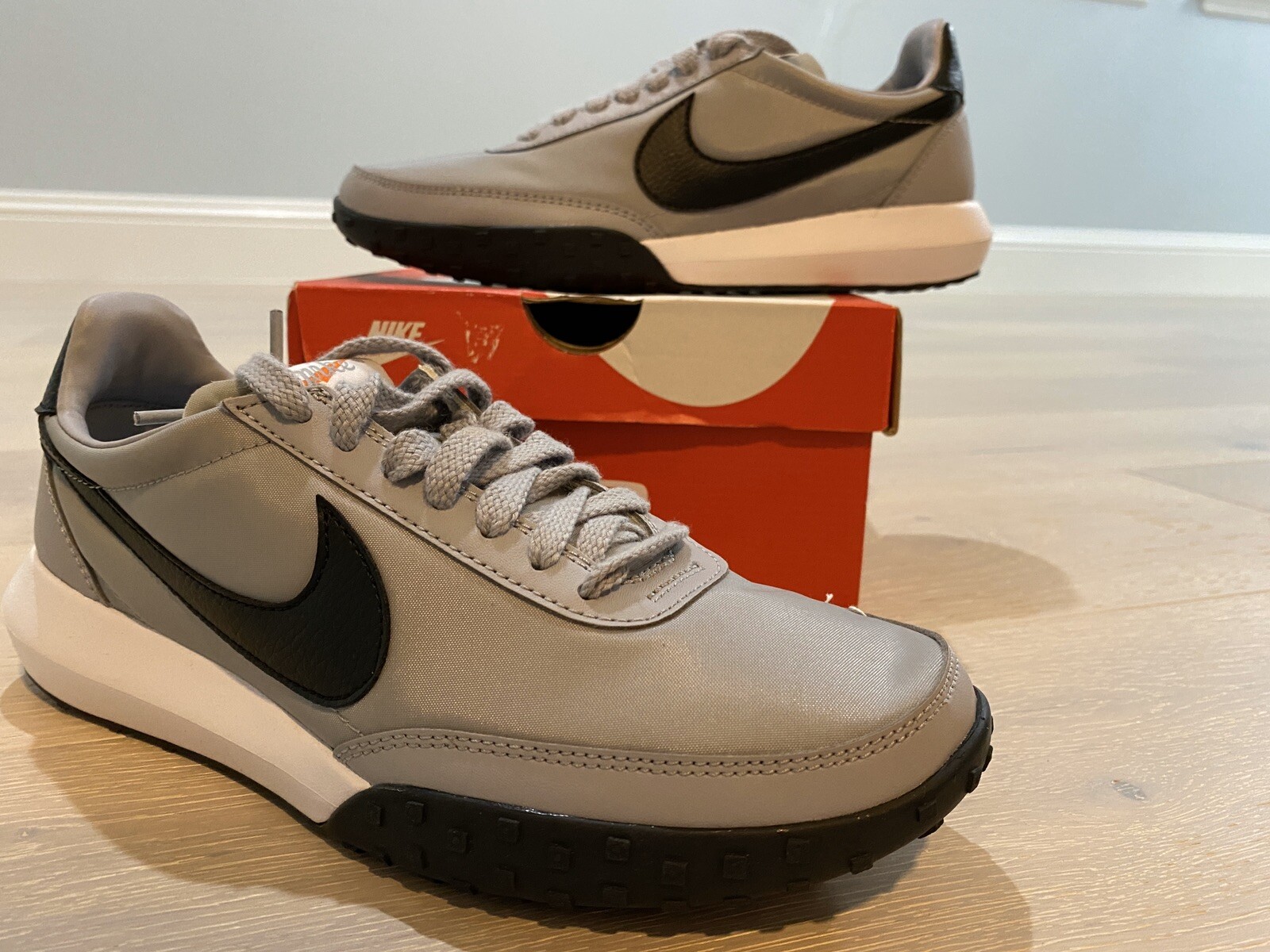 nike roshe waffle racer grey