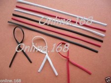 Plastic coated twist ties various size 3"/100mm-8"/203mm to 900m Black/White/Red