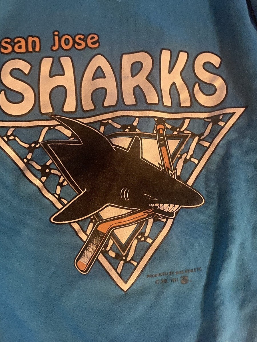 Vintage San Jose Sharks Crewneck Sweatshirt The Game Mens Size M