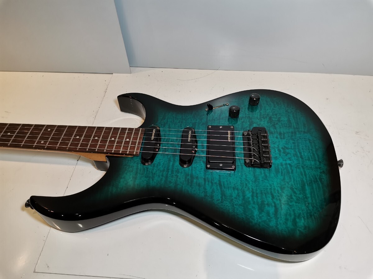 Electric Guitar Fernandes FGZ-400 Blue Burst with Soft Case