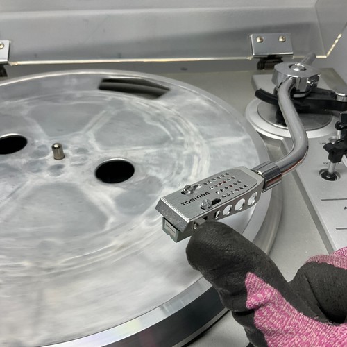 Vintage Toshiba SR-A272 Auto Return Belt Drive Turntable - TESTED WORKING READ - Picture 6 of 9