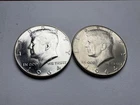 1964 P & D Kennedy Half Dollars 90% Silver UNC 2 Coin Lot
