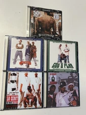DJ WHOO KID 50 CENT LLOYD BANKS TONY YAYO G-UNIT ORIGINAL MIXTAPE CD LOT 1-5