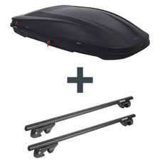 Dachbox G3 Spark 520 + Dachträger Menabo Sherman für Suzuki Ignis II Typ MH EBA