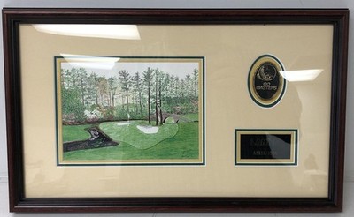Matthew Todd Masters Golf Hole -  Print - 12th Hole - 1996