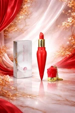 La Predire Prestige Paris Lipstick Glowing Scarlet Ruby Reddish Glossy