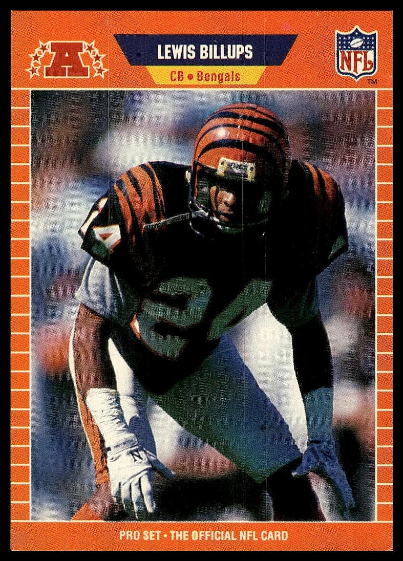 Lewis Billups *ROOKIE CARD* (RC) 1989 Pro Set #54