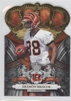 2010 Panini Crown Royale Rookie Gold 21/25 Dezmon Briscoe #130 Rookie RC 0e8