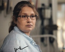 MERRITT WEVER signed Autogramm 20x25cm WALKING DEAD in Person autograph COA