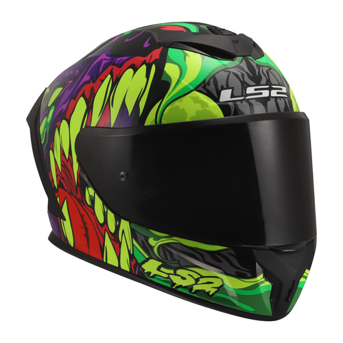 LS2 FF820 RAPID III (FF353) FULL FACE MOTORBIKE HELMET LYCANT ZOMBIE FLOW KAIJU - Picture 75 of 138